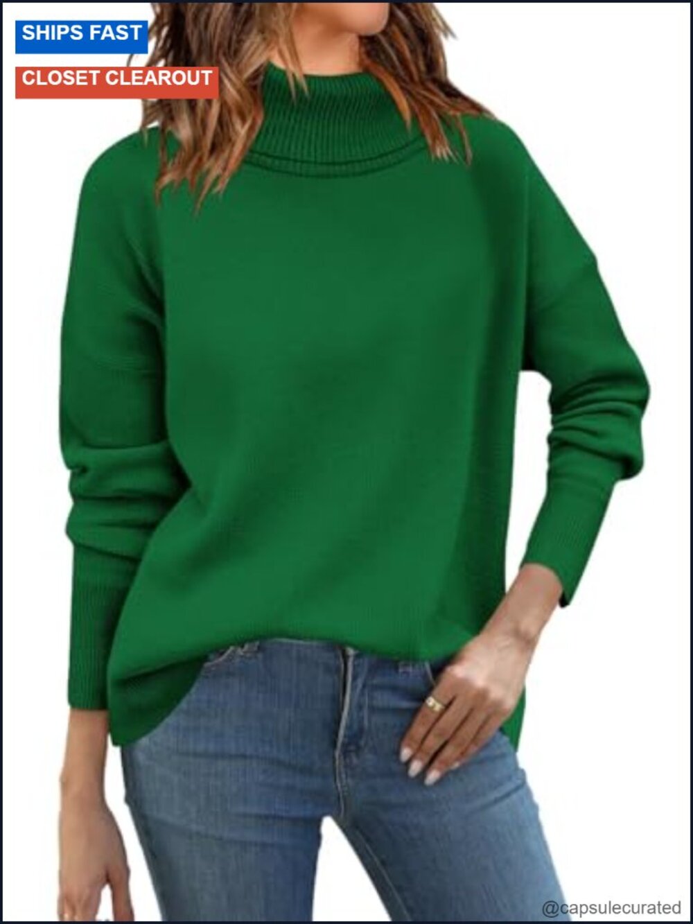 Women's Turtleneck Cable Knit Sweater Long Sleeve Viscose